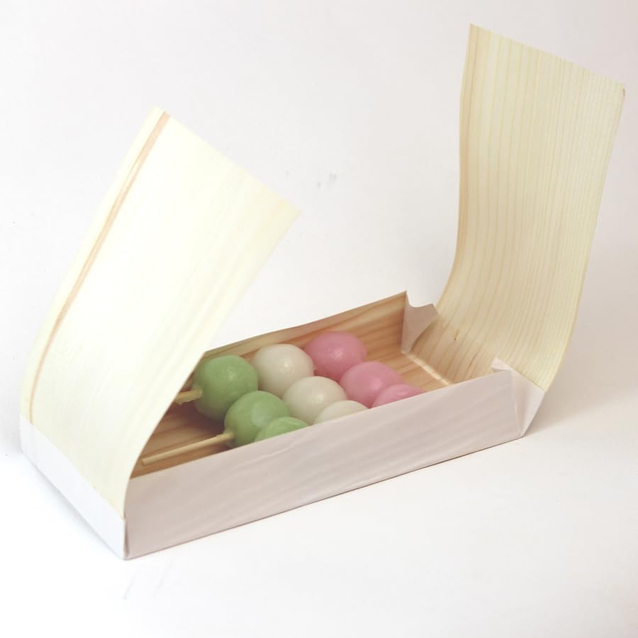 Amazon.co.jp: 【5072】使い捨て 経木の小包（経木文庫）180×90mm（6×3
